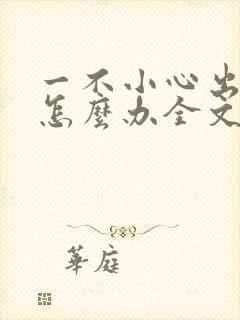 一不小心出道了怎么办全文txt下载