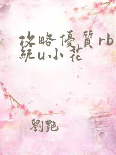 攻略优质rb系统u小花