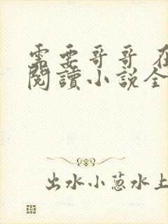 需要哥哥 在线阅读小说全文