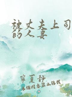 被丈夫上司调教的人妻