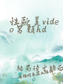性欧美video另类hd