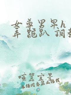 女尊男卑h 玩弄 跪趴 调教