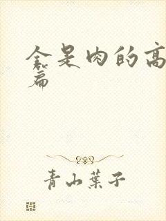 全是肉的高h短篇