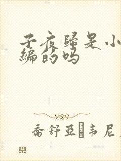 子夜归是小说改编的吗