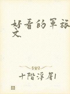 好看的军旅年代文