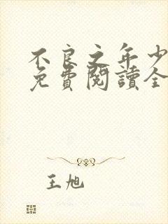 不良之年少轻狂免费阅读全文最新章节