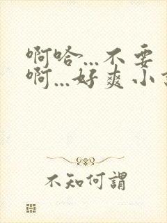 啊哈...不要啊...好爽小说