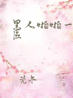 黑人啪啪一区二区