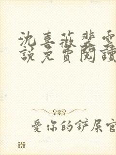 沈喜薇裴云霄小说免费阅读