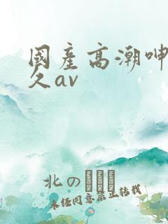 国产高潮呻吟久久av