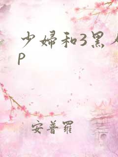 少妇和3黑人4p