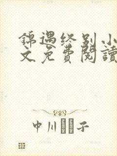 锦遇终别小说全文免费阅读