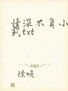 情深不负小说下载txt