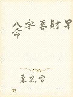 八字喜财星的女命