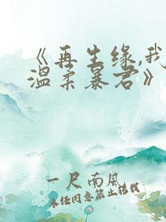 《再生缘,我的温柔暴君》