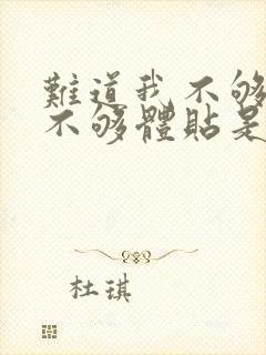 难道我不够温柔不够体贴是什么歌