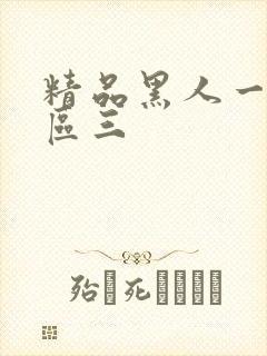 精品黑人一区二区三