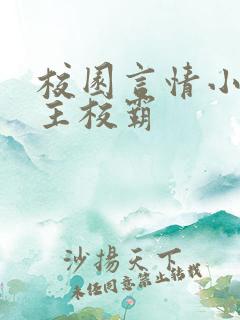 校园言情小说男主校霸