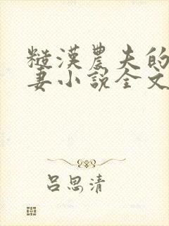 糙汉农夫的小娇妻小说全文阅读