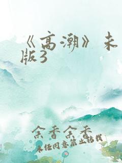 《高潮》未删减版3
