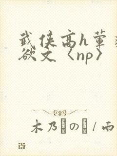 武侠高h荤爽肉欲文〈np〉