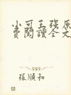 小可王强原文免费阅读全文最新章节
