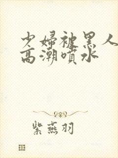 少妇被黑人爽到高潮喷水