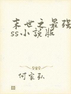 末世之最强boss小说版