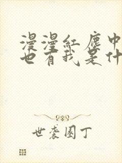 漫漫红尘中有你也有我是什么歌