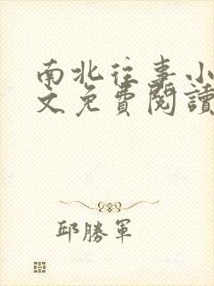 南北往事小说全文免费阅读无弹窗