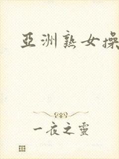 亚洲熟女操大逼