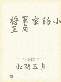 将军家的小娘子主角