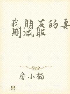 我朋友的妻子未删减版