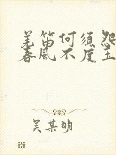 羌笛何须怨杨柳春风不度玉门关地理因素