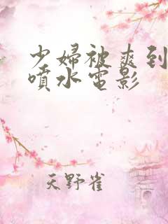 少妇被爽到高潮喷水电影