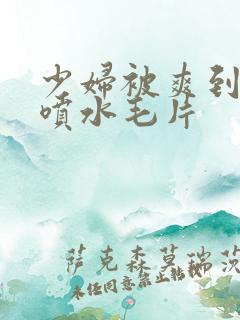 少妇被爽到高潮喷水毛片