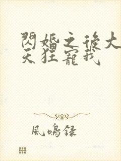 闪婚之后大叔每天狂宠我