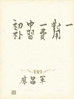 初中一对一化学补习费用