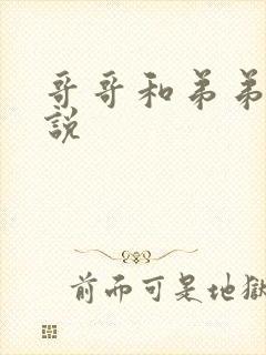 哥哥和弟弟的小说