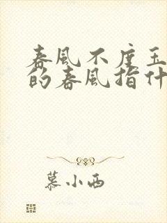 春风不度玉门关的春风指什么