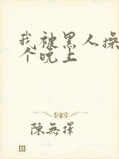 我被黑人操了一个晚上