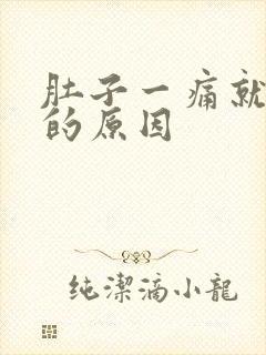 肚子一痛就想拉的原因