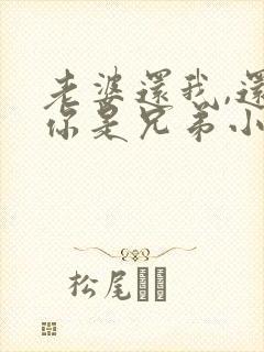 老婆还我,还当你是兄弟小说免费阅读