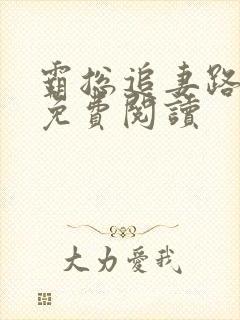 霸总追妻路漫漫免费阅读