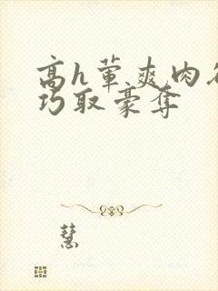 高h荤爽肉欲文巧取豪夺