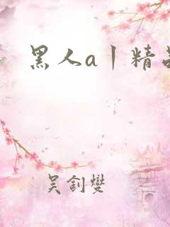 黑人a丨精品区