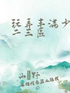 玩弄丰满少妇一二三区