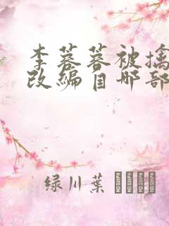 李蓉蓉被擒小说改编自哪部小说