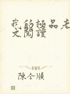 我的极品老婆全文阅读