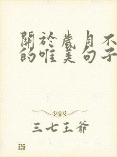 关于岁月不饶人的唯美句子